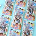 BTS Metal Hook Ball Pen Student Idol Star Gel Pens (6 Pieces). 