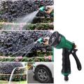 15m/50ft Flat Turntable Hose Pipe Spray Nozzle With Stand Garden Watering Flower Spray High Pressure Car Wash Water. 