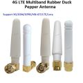 4dBi 4G LTE Multiband Antenna 3G GSM GPRS NB-IOT Lora Rubber Duck L Type Antenna SMA Male Right Angle Pepper Antenna for Gateway. 