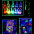 Fluorescent Acrylic Glow In The Dark Paint Brightness Luminous Student Hand Painted DIY Textile Wall Light Absorbing Pigment. 