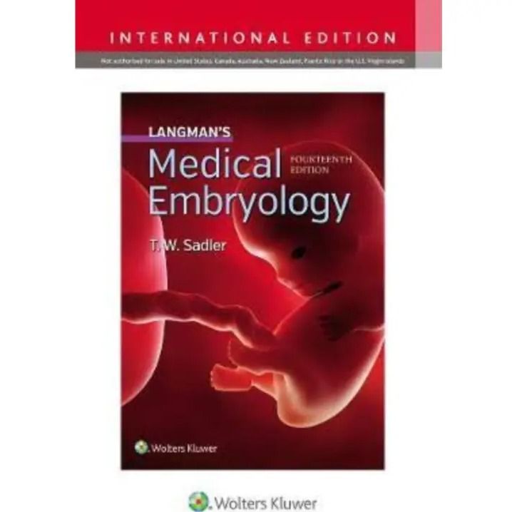 LANGMAN'S Medical Embryology latest edition low price edition color book