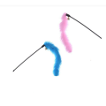 Cat Stick with Bell Interactive Toy Teaser Stick. 