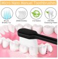 Nano Toothbrush for Sensitive Teeth and Gums Care, Extra Soft Silko Toothbrush for Adults and People with Braces. 