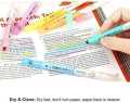 Pastel Highlighters Soft Assorted Colors Highlighter Pens KS. 