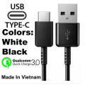 1.5 Meter USB Type C Fast Charging + Data Cable For Samsung / Mi / HTC / Huawei / Xiaomi /Lenovo. 
