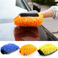 1Pcs Multipurpose Microfiber Car Washing Sponge For Glass Cleaning Duster with Smooth Microfibers and Hand Grip Elastic. 