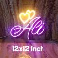 Customized Neon Sign Board | Customised Wall Room Light Décor LED Name Plate | Customized Neon Sign Board with any Name for Gift | Customized Neon Sign board, Logo, Any Name. 