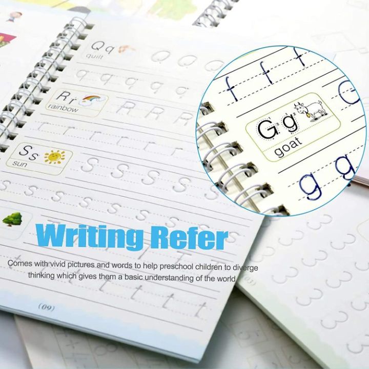 SANK%20Montessori%20Reusable%20Magic%20Book%204Magic%20Books%20+%201Magic%20Pen%20+%2010Refills%20+%201Grip%20Children's%20Calligraphy%20Copybook%20Magic%20Writing%20Calligraphy%20Handwriting%20Copybook%20Set%20-%20Image%207