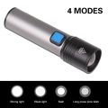 PACK OF 2 K31 Powerful T6 LED Flashlight Lamp Zoom Torch USB Rechargeable led Light Camping Lamp Flash Light Torch. 