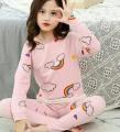Kids Pink Printed Night Dress - Jersey - 1 to 10 years old Boys And Girls Suits. 