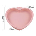 NYT 6/8 Inch Round Love Heart Shape Reusable Silicone Cake Mousse Mold Baking Tools. 