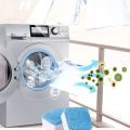 12 Pcs Washing Machine Cleaning Tablets | Deep Cleaning Effervescent Detergent Tablets | Powerful Washer Deodorant & Stain Remover | Laundry Drum & Tub Cleaner for Top Load & Front Load Machines | Anti-Bacterial Washing Machine Cleaner | Home Cleaning. 