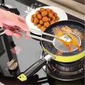 2PCS -Oil Frying Spoon 2 in 1 Oil Fryer Filter Clip Oil Tongs Strainer Chimta, Kitchen Food Strainer Tongs for Fried Food, Stainless Steel Kitchen Tong. 