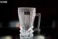 Premium Glass Beer Mugs/Beer Glasses  250ml- Set of 6, Transparent. 