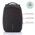 Anti Theft Bag Packs Original Anti Theft Bagpack - Black / Grey. 
