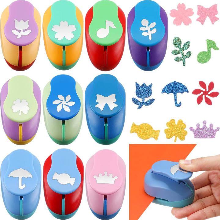 Craft Hole Punch Shapes 1 Inch Paper Punch Hole Puncher for Crafts, Mix Shape Cutters for Paper Crafting Scrapbooking Kids Teacher Office Supplies - 1 Pc
