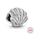 The Little Mermaid Ariel Shell Dangle Charm for Women Original PANDORA bracelet Pendant Necklace DIY Jewellry. 