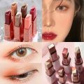 2 In 1 Double Color Gradient Velvet Eyeshadow Stick | Waterproof, Long Lasting Shimmer Metallic Eye Makeup | Professional Bicolor Glitter Velvet Eye Shadow Stick | Lazy Makeup, Pigment Eyeshadow | Waterproof Shimmer Velvet Eye Shadow Cosmetic for Lasting. 