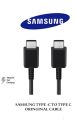 Original Samsung Super Fast Type-C to Type-C Cable 1.8m Black/White Made in China. 