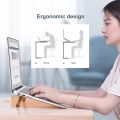 Foldable Laptop Stand Base for MacBook Lenovo Laptop Stands Universal Notebook Plastic Bracket Adhesive Desktop Cooling Holder. 