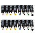 Set 8 jack DC alimentazione plug converter universali. 