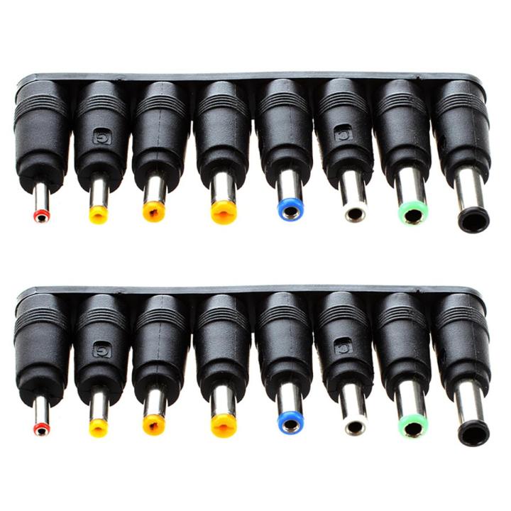 Set 8 jack DC alimentazione plug converter universali