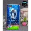 Oppo A5 Bcak Cover - Football Cover. 