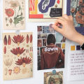 RHS Online 21PCS Artistic Sonata Series Wall Papers Wall Stickers Retro Material Paper Package DIY Journaling Diary Crafts Scrapbooking. 