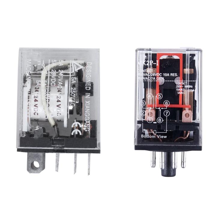AC 220V コイル 10A 240VAC 28VDC 電磁リレー JQX-13F2ZA 8 歩ま