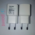 Tecno 18Watt 100% Original Charger | TECNO 18 Watt Genuine Charger | Tecno Charger Original 18w Fast Charger Box Pulled | Techno 18w Fast Charging Adapter with Type-C Data Cable And Micro Data Cable For Tecno - Android Phones. 