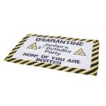 Quarantine Birthday Banner Polyester Material for Home Decoration. 