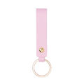 Wholesale PU Leather Key Chain Woman Man Luxury Business Gift Custom Company Logo Advertisement Simpe Fashion Car Key Strap Gift. 