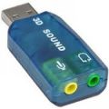 USB to 3D Audio USB External Sound Card Adapter 5.1 Channel Sound Professional Microphone 3.5mm connector. 