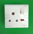 16A Multi+Universal Light Plug Socket Power Plug Socket Outlet 1gang 1way Switch + Power Indicator Light With 2 Screws, 250V, Electrical Switches And Sockets, Electric Wall Mounted Socket For Multi Purpose Use, Powerpoints. 