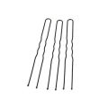 Hairpins 100 pcs Hair Wavy U shaped Bobby Pin Barrette Salon Grip Clip Hair Pins U Shape Pin Black Metal Clips Health Hair Care Styling Tools Screw Barrette Hairdresser Head Clip Metal. 
