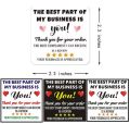 Pack of 100 Pcs Thank You For Your Order Stickers to Grow Business. 