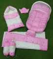7 Pcs Baby Bedding Set Super Soft High Quality Complete Newborn Bister. 