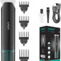 VGR V-250 Professional Cordless Hair Trimmer with USB Charging Rotary On/Off Switch Stainless steel blades. 