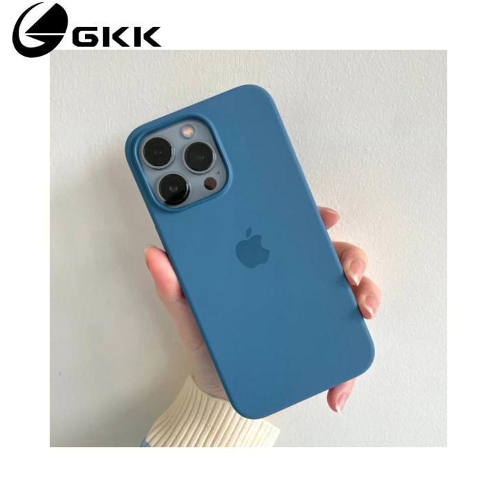 Original Magsafe with Inner Magnet Silicone Case For Apple iPhone 13 Pro Max 13 Mini Shockproof Cover