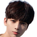 Fluffy Natural Wig High Temperature Fiber Korean Style Wigs Hair Flat Bangs Short Hair Wig For Males Boys. 