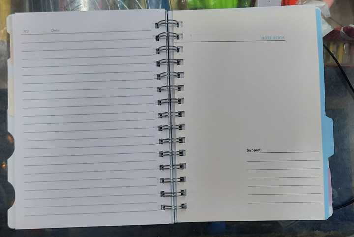 5-Subject%20Notebook%20with%20Dividers%20Index%20Tabs,%20Small%20Spiral%20Double%20Wiro%20Bind%20Ruled%20Notebooks%20for%20Women%20Students%20Teens%20Office%20School,%20190%20Pages%20Lined%20Paper,%20Green-A5%20Size(5.7x8.27inch)%20-%20Image%204