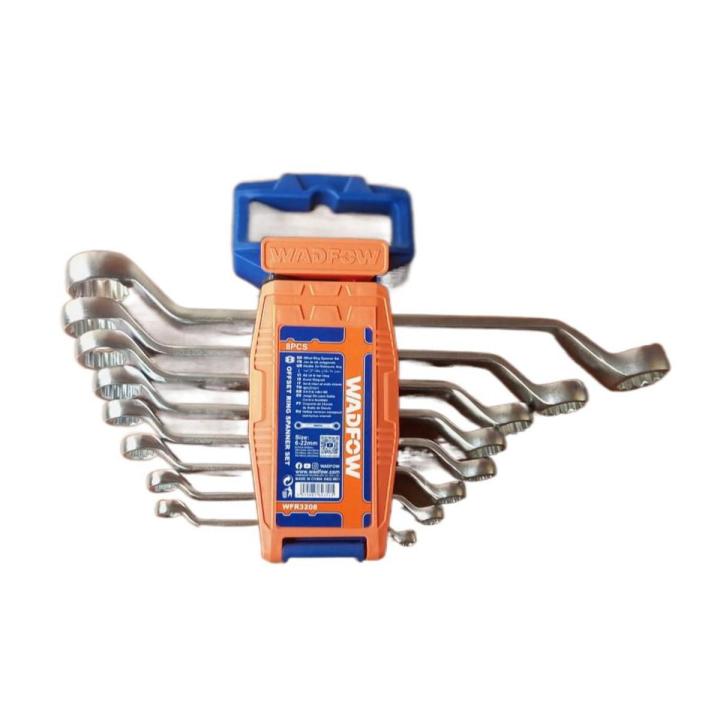 WADFOW  8PCS Offset Ring Spanner Set ] Wadfow WFR3208