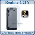 Realme C21Y Back Matte Protection Soft Skin Sheet Soft Film Protection For Realme C21Y - 2Pcs. 