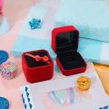 Ring Boxes Collection Safeguard Your Precious Rings in Style with Different Colorful Designs Single Piece. 