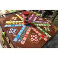 2-in-1 4 players & 6 players Ludo Playing Board Game Early Education Game for Children Family EntertainmnetFoldable 2 Sided Wooden Ludo Game for 6 players with free Goti Pack Six Player Ludo Board Game Wooden Board - zulfi international. 