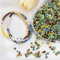 4mm 250pcs/20g/Bag Glass Beads Watermelon Beads For DIY Jewelry Making. 