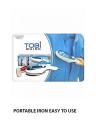 Steam Iron Brush - Blue & White. 