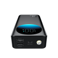 30W Power Bank 30000mAh（With USB to Type-C Cable 0.25m-Black）3 USB charging ports gives fast charging experience to iPhone Samsung Xiaomi Infinix Tecno Oppo Vivo Oneplus Realme Redmi And Other All Android JOYROOM JR-PBF03. 