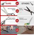Stainless Steel Tailor Scissors for Cutting Fabric Heavy Duty Scissors for Leather Cutting Industrial Sharp Sewing Shears for Home Office Artists Dressmakers  - Tailor's Dressmaking Shears Fabric Scissors 10 inch. 