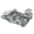 3D Metal Puzzle Chinese classical Gardens of Suzhou Building Diy 3D Model Kits Laser Cut Assemble Jigsaw Toys BruberryBe. 